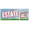 Signmission ESTATE SALE BANNER SIGN jewelry furniture jewels auction diamonds gold B-96 Estate Sale - alternate 1